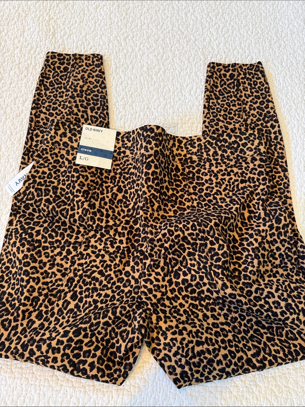 Old Navy Women’s Leopard Print Leggings - Brown & Black - Picture 4 of 7